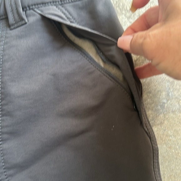 MEC Mountain equipment, fleece lined cargo pants, size 14 kids or Sm ladies grey - Picture 3 of 14